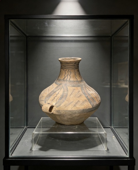 古玩陶瓷馬家窯·彩陶雙系壺拍賣，當(dāng)前價格1188元