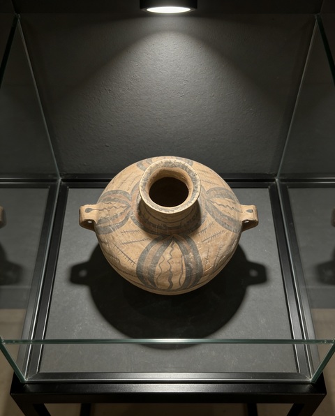 古玩陶瓷馬家窯·彩陶雙系壺拍賣，當(dāng)前價格1188元