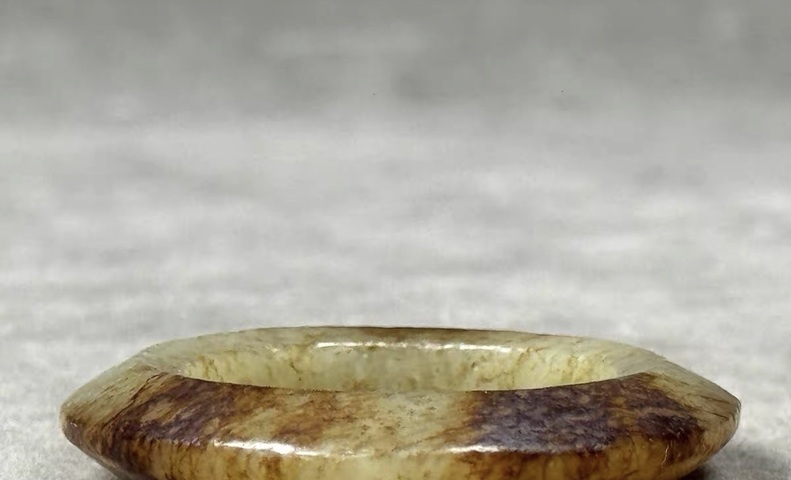 古玩玉器仿古玉環真品鑒賞圖