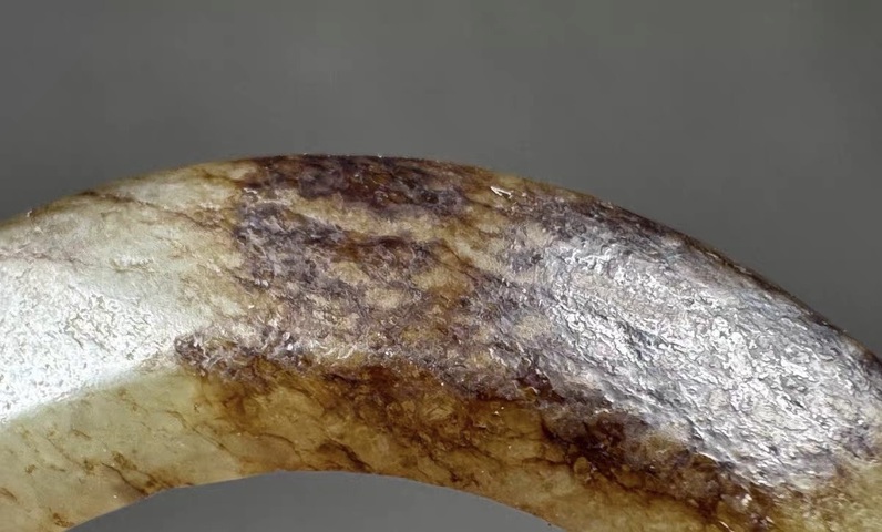 古玩玉器仿古玉環真品鑒賞圖