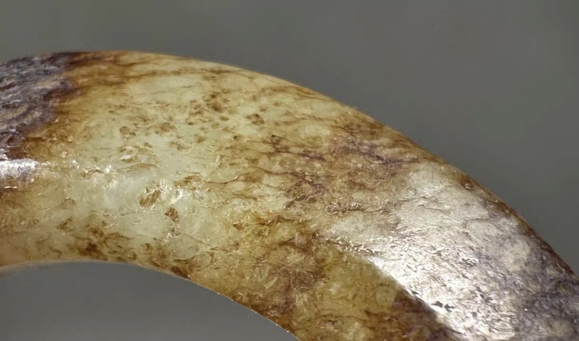 古玩玉器仿古玉環真品鑒賞圖