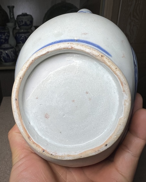 古玩陶瓷明早·青花花卉紋壺 真品鑒賞圖