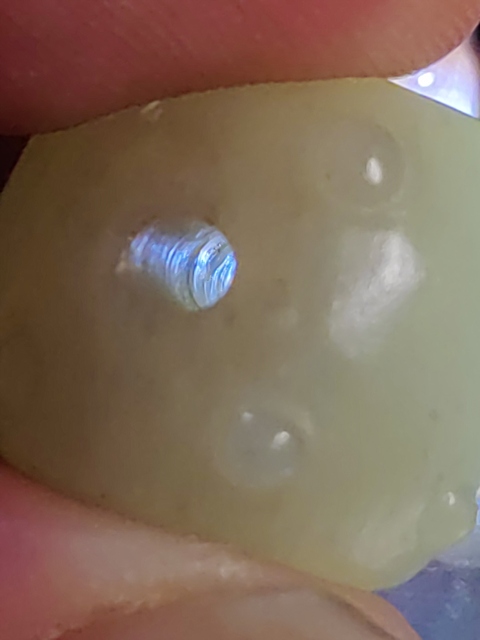 古玩玉器和田玉雕“鼓珠”真品鑒賞圖