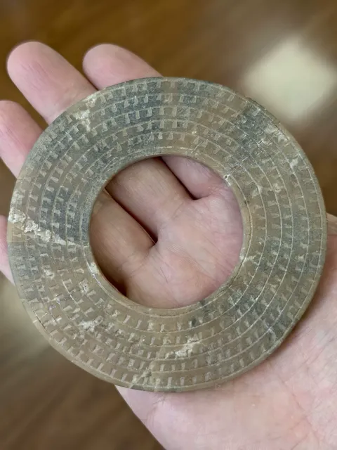 古玩玉器滑石璧真品鑒賞圖