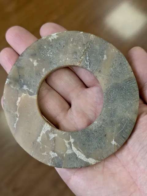 古玩玉器滑石璧真品鑒賞圖