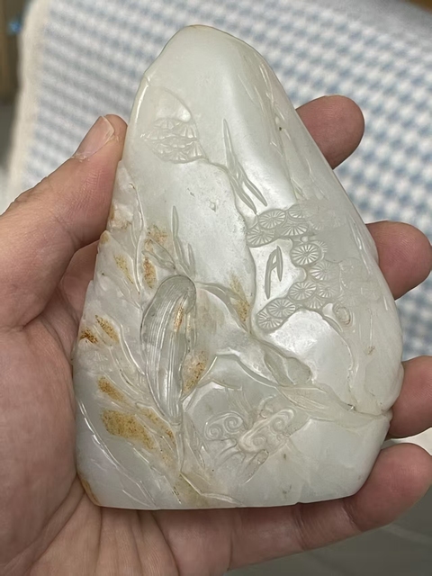 古玩玉器和田山子真品鑒賞圖