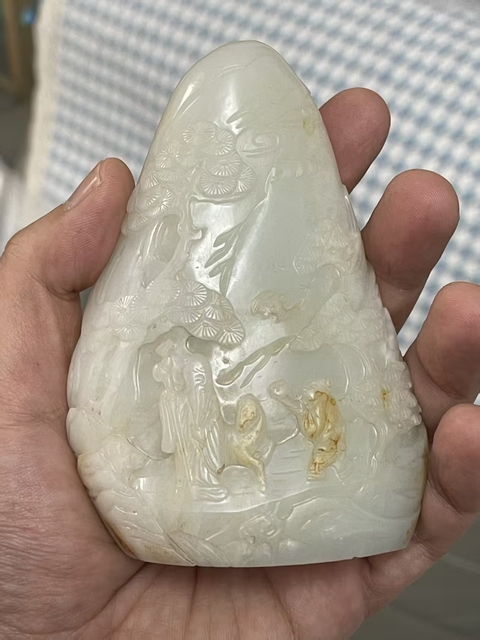 古玩玉器和田山子真品鑒賞圖