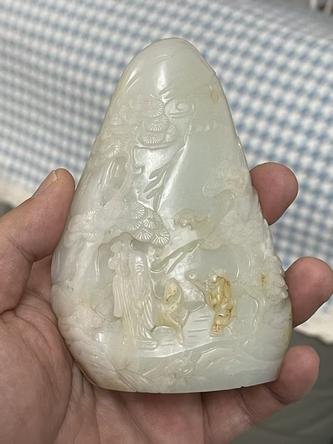 古玩玉器和田山子真品鑒賞圖