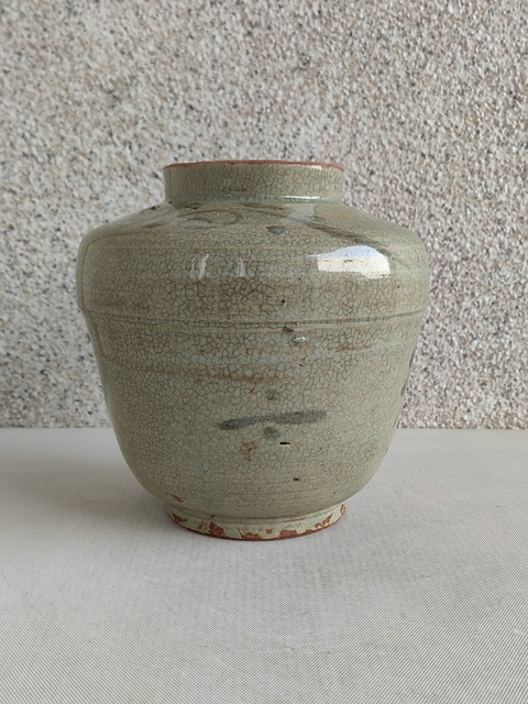 古玩陶瓷吉語紋青花罐拍賣，當前價格680元