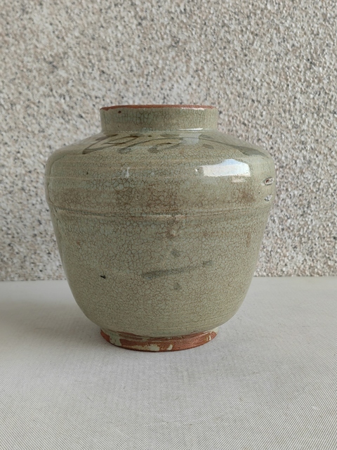 古玩陶瓷吉語紋青花罐拍賣，當前價格680元