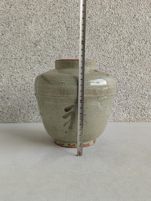 古玩陶瓷吉語紋青花罐拍賣，當前價格680元