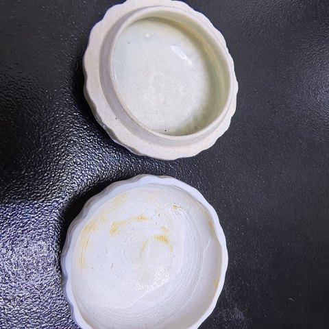 古玩陶瓷粉盒真品鑒賞圖