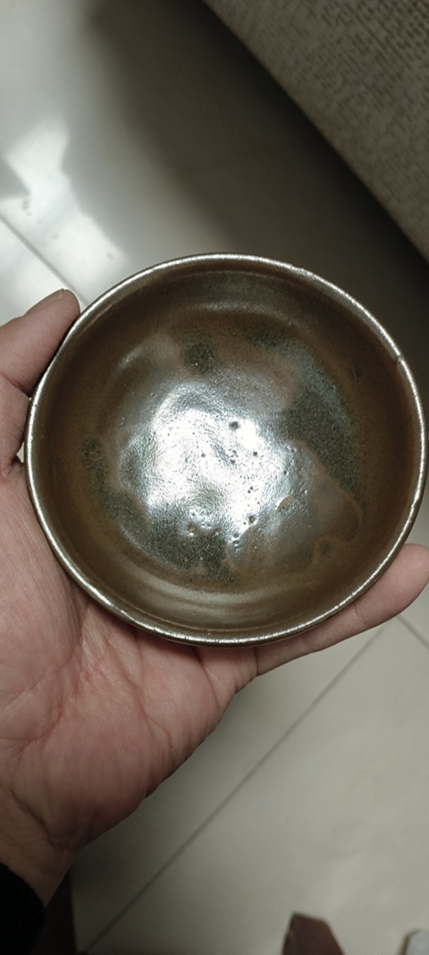 古玩陶瓷醬釉盞真品鑒賞圖