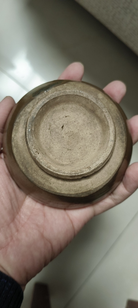 古玩陶瓷醬釉盞真品鑒賞圖