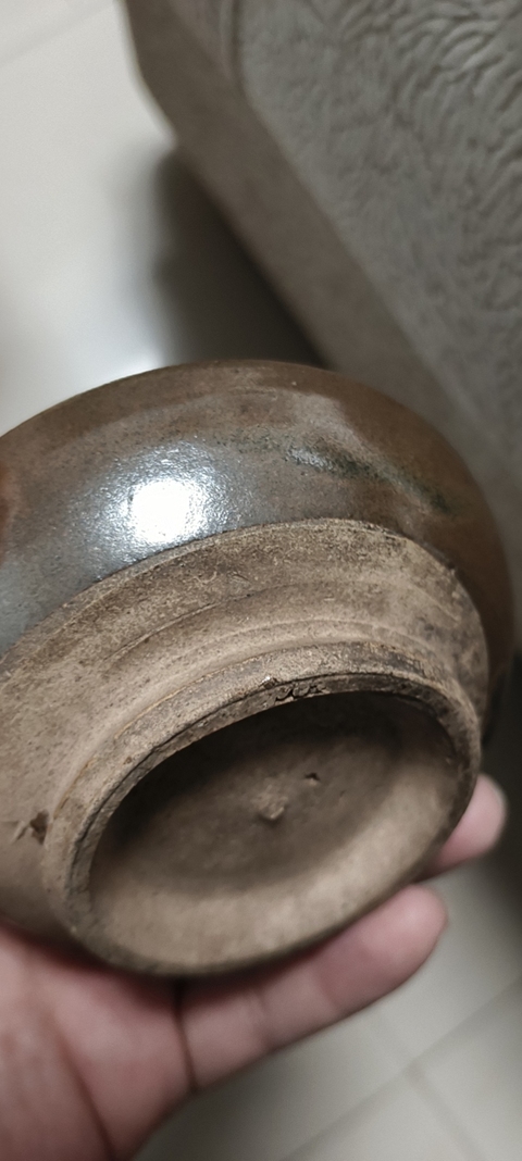 古玩陶瓷醬釉盞真品鑒賞圖