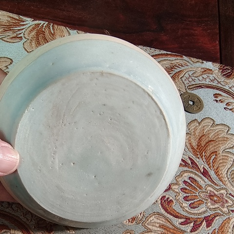 古玩陶瓷青白瓷雙魚洗真品鑒賞圖