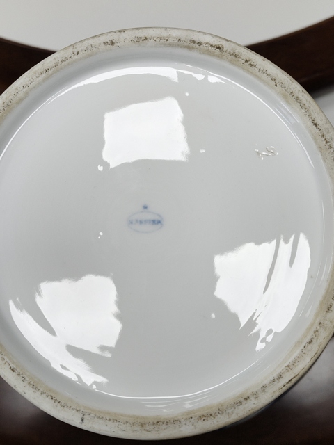 古玩陶瓷青花花鳥紋將軍罐真品鑒賞圖