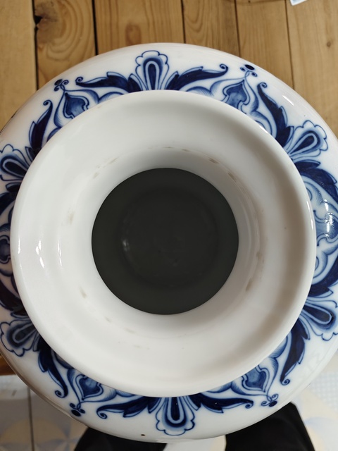 古玩陶瓷青花花鳥紋將軍罐真品鑒賞圖