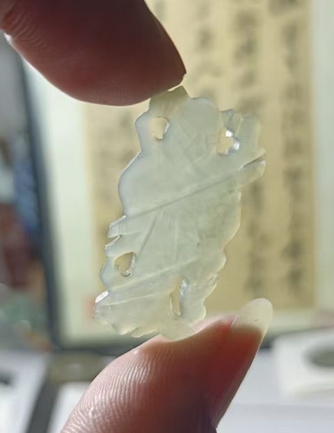 古玩玉器和田玉雕“人物花片”真品鑒賞圖