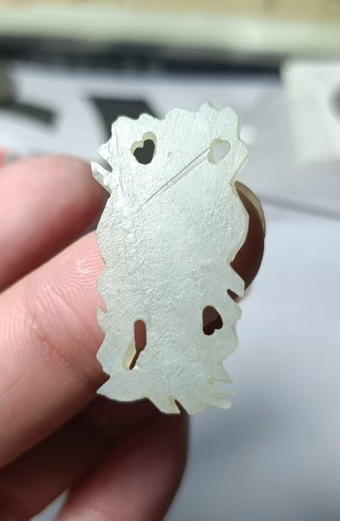 古玩玉器和田玉雕“人物花片”真品鑒賞圖