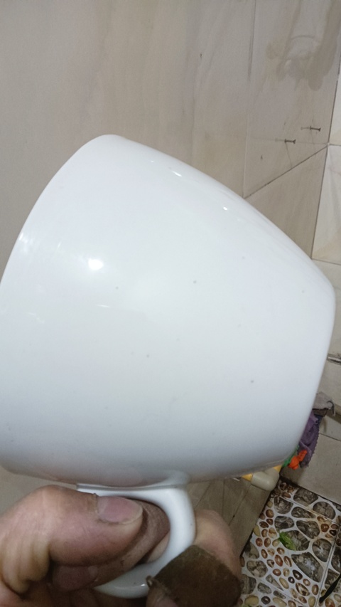 古玩陶瓷白釉大把杯真品鑒賞圖