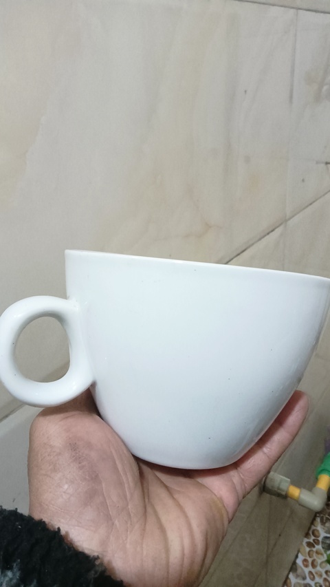 古玩陶瓷白釉大把杯真品鑒賞圖