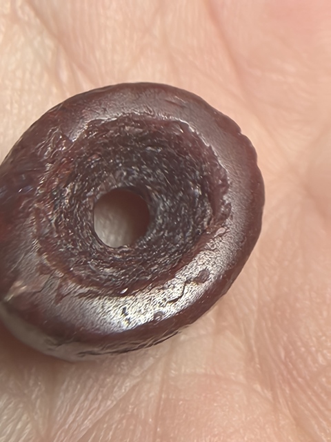 古玩玉器瑪瑙珠真品鑒賞圖