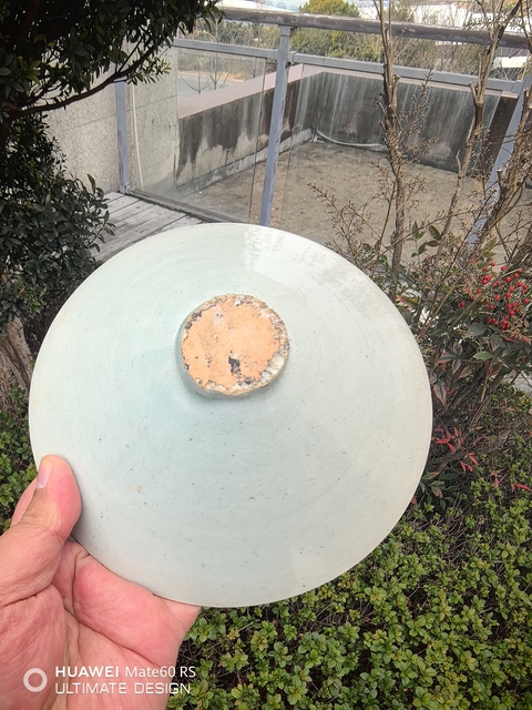 古玩陶瓷湖田窯雙鳳斗笠盞真品鑒賞圖