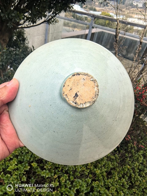 古玩陶瓷湖田窯雙鳳斗笠盞真品鑒賞圖