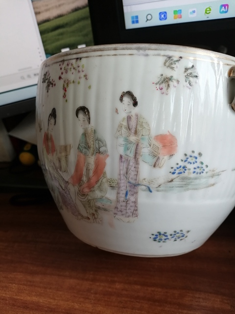 古玩陶瓷粉彩仕女人物紋四系蓋罐拍賣，當前價格2280元