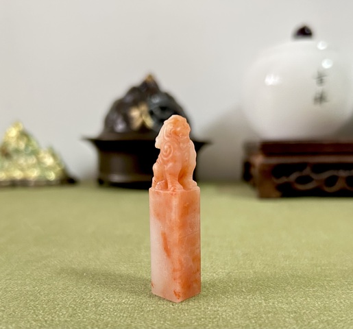 古玩雜項巴林石印章真品鑒賞圖