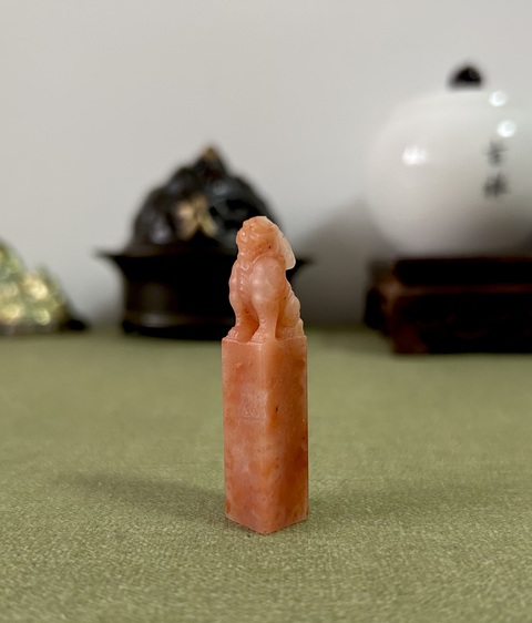 古玩雜項巴林石印章真品鑒賞圖