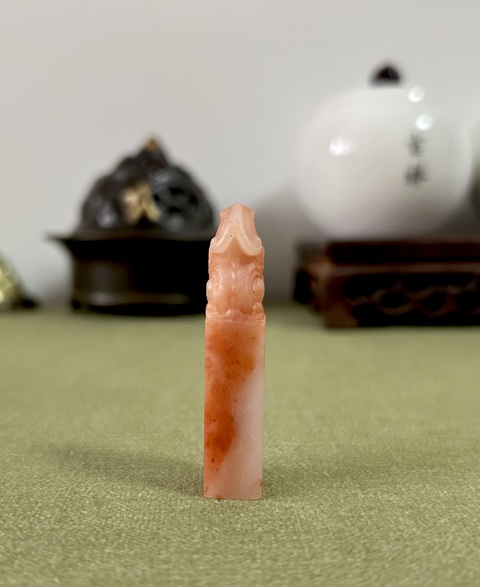 古玩雜項巴林石印章真品鑒賞圖