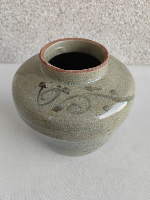 古玩陶瓷吉語紋青花罐拍賣，當前價格680元