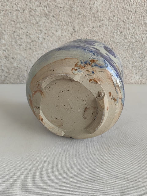 古玩陶瓷龍紋青花三足筒式香爐拍賣，當前價格680元