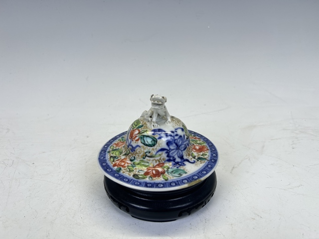 古玩陶瓷清乾隆·煨瓷青花開(kāi)窗描金廣彩滿大人系列小將軍罐拍賣(mài)，當(dāng)前價(jià)格3880元