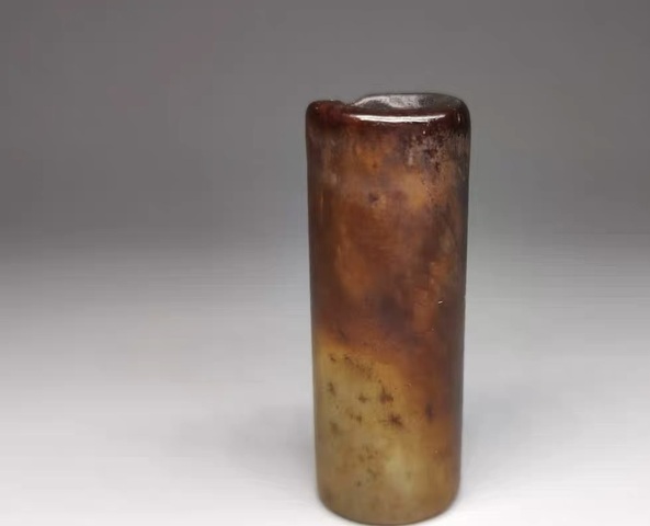 古玩玉器仿古玉勒子真品鑒賞圖