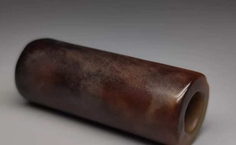 古玩玉器仿古玉勒子真品鑒賞圖