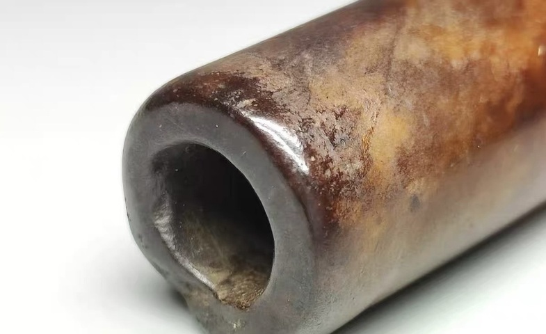 古玩玉器仿古玉勒子真品鑒賞圖