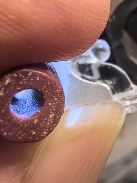 古玩玉器雞肝瑪瑙珠真品鑒賞圖