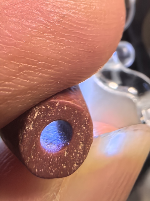 古玩玉器雞肝瑪瑙珠真品鑒賞圖