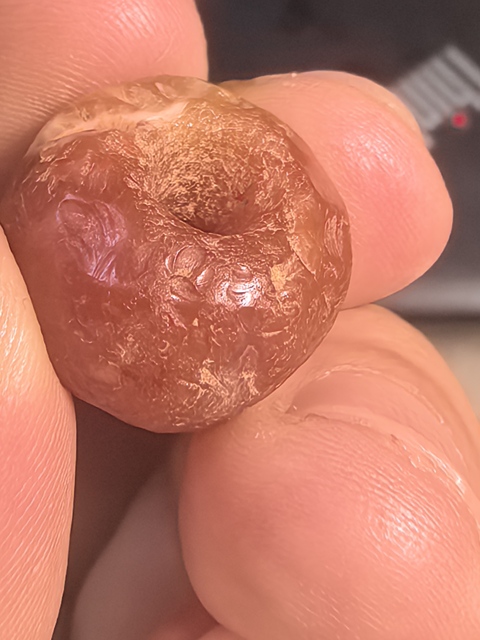 古玩玉器千年瑪瑙珠子真品鑒賞圖