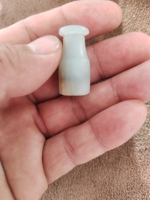 古玩玉器玉嘴子真品鑒賞圖