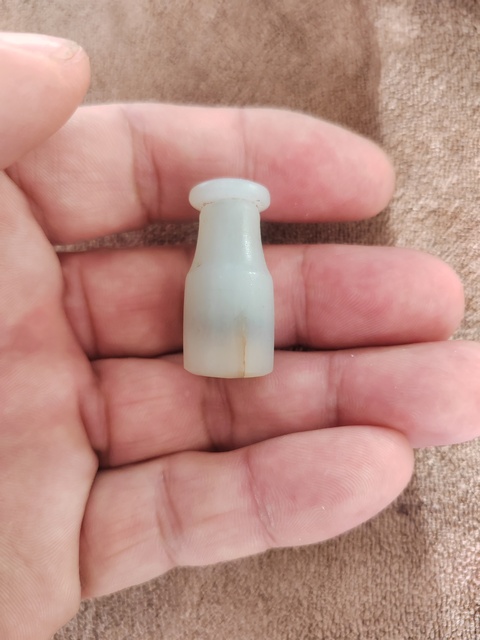 古玩玉器玉嘴子真品鑒賞圖