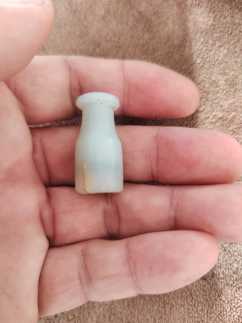 古玩玉器玉嘴子真品鑒賞圖