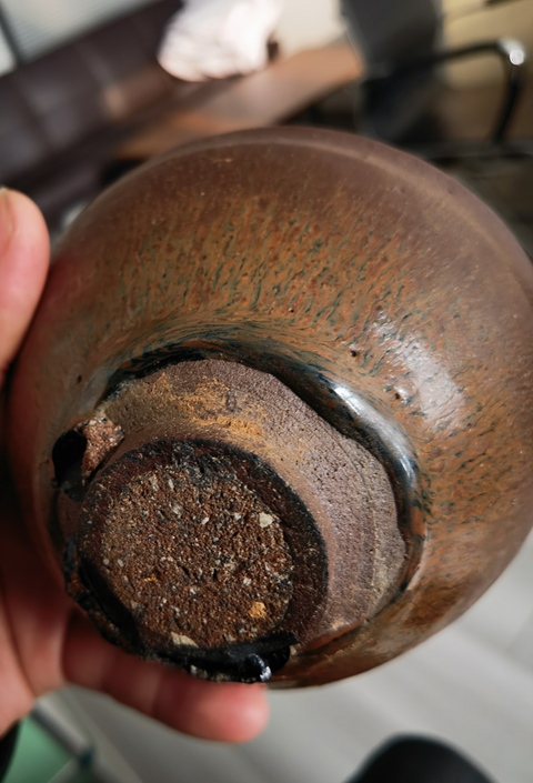 古玩陶瓷建窯兔毫盞真品鑒賞圖