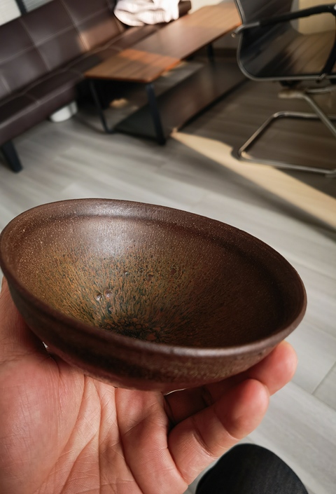 古玩陶瓷建窯兔毫盞真品鑒賞圖