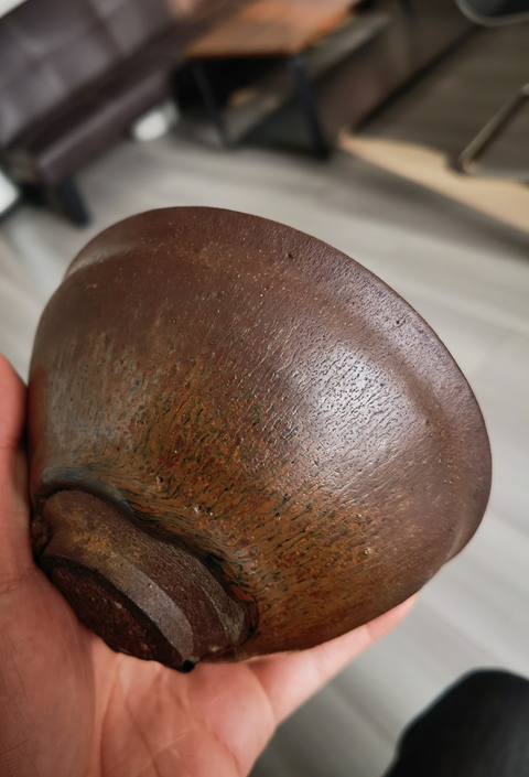 古玩陶瓷建窯兔毫盞真品鑒賞圖