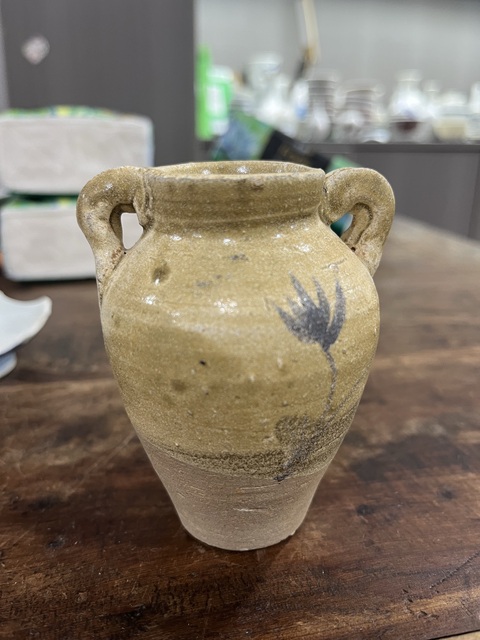 古玩陶瓷青釉雙系罐真品鑒賞圖