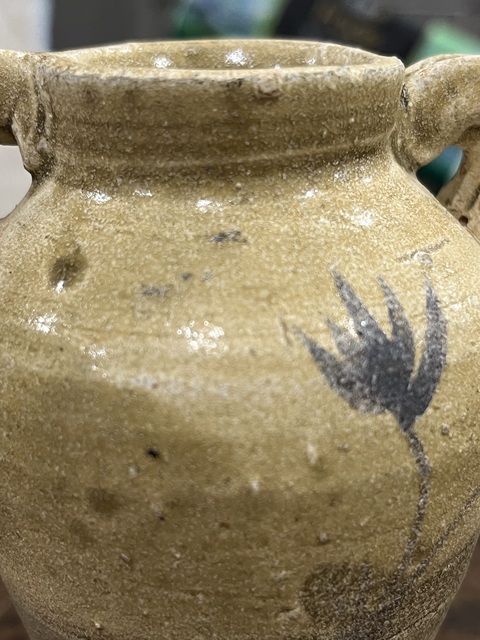 古玩陶瓷青釉雙系罐真品鑒賞圖